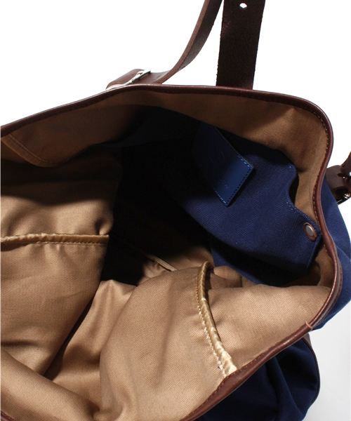 BEAUTY&YOUTH UNITED ARROWS（ビューティーアンドユースユナイテッドアローズ）の「BY CVS/LTR ワーク トート（トートバッグ・メンズ・ネイビー/ブラック・ONESIZE）」の7枚目の写真