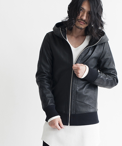 NO ID.（ノーアイディ）の「mj4981 - ﾗﾑﾊﾞﾌｨﾝｸﾞﾌｰﾃﾞｯﾄﾞBLZ（ブルゾン