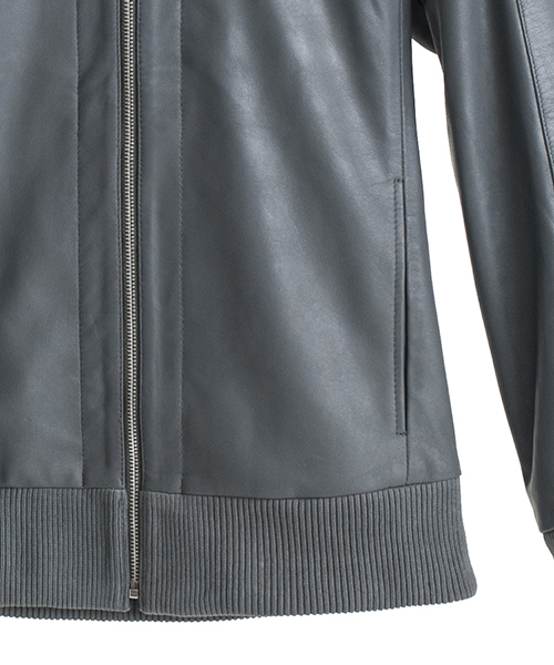 NO ID.（ノーアイディ）の「mj4981 - ﾗﾑﾊﾞﾌｨﾝｸﾞﾌｰﾃﾞｯﾄﾞBLZ（ブルゾン