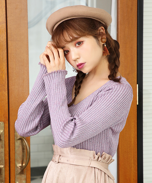 one after another NICE CLAUP（ワンアフターアナザーナイスクラップ）の「フェルトベレー帽（ハンチング/ベレー帽・レディース・ブラック/ベージュ/アイボリー・FREE）」の13枚目の写真