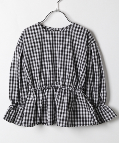 GLOBAL WORK（グローバルワーク）の「【キッズ】リボンベルトフハクプルオーバー長袖/766750（シャツ/ブラウス・キッズ・イエロー/ピンク/ブラック・SMALL/X-LARGE/LARGE/MEDIUM/XX-LARGE）」の9枚目の写真