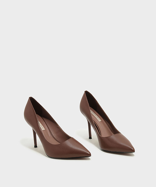 CHARLES & KEITH(チャールズ & キース)の「ベーシックポインテッドパンプス / BASIC POINTED PUMPS(パンプス・レディース・ブラック/ブラウン系その他/ライトベージュ・23cm/22.5cm/23.5cm/25.5cm/25cm/24.5cm)」の11枚目の写真