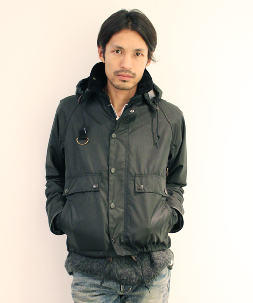 Barbour（バブアー）の「Barbour×I.G. BEAMS  / 別注 SPEY Jacket SL（ブルゾン・メンズ・セージグリーン/ブラック・34/36/38/40/42）」の10枚目の写真