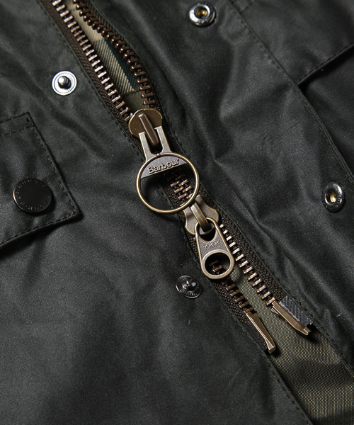 Barbour（バブアー）の「Barbour×I.G. BEAMS  / 別注 SPEY Jacket SL（ブルゾン・メンズ・セージグリーン/ブラック・34/36/38/40/42）」の17枚目の写真