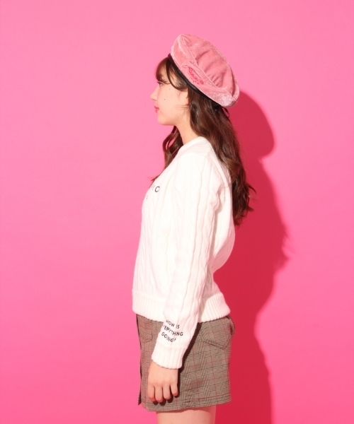 repipi armario（レピピ アルマリオ）の「ＡＩＲヤーン７Ｇケーブルニット（ニット/セーター・キッズ・ホワイト/イエロー/ネイビー/レッド/ライトパープル/ライトイエロー/ライトブルー・MEDIUM/SMALL/LARGE/X-SMALL）」の19枚目の写真