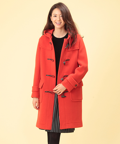 LONDON TRADITION(ロンドントラディション)の「LONDON Tradition / ウールダッフルコート(ダッフルコート・レディース・オフホワイト/ネイビー/キャメル/グレイッシュベージュ/オレンジ/ブラック・36/38)」の6枚目の写真