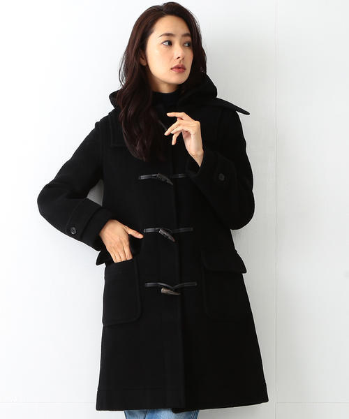 LONDON TRADITION(ロンドントラディション)の「LONDON Tradition / ウールダッフルコート(ダッフルコート・レディース・オフホワイト/ネイビー/キャメル/グレイッシュベージュ/オレンジ/ブラック・36/38)」の19枚目の写真