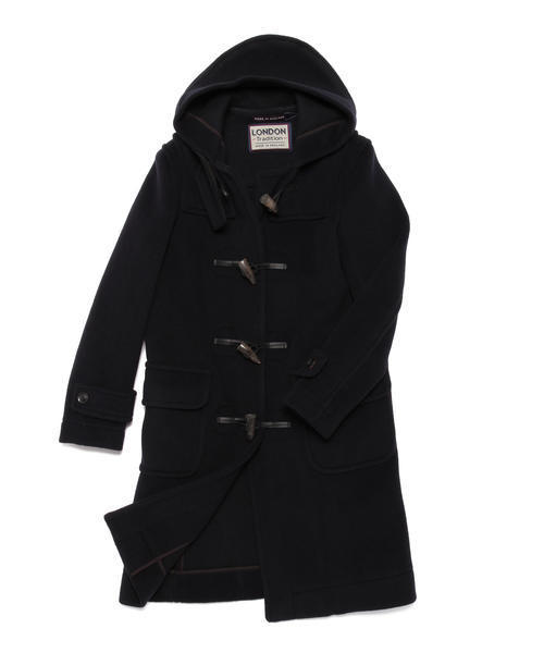 LONDON TRADITION(ロンドントラディション)の「LONDON Tradition / ウールダッフルコート(ダッフルコート・レディース・オフホワイト/ネイビー/キャメル/グレイッシュベージュ/オレンジ/ブラック・36/38)」の13枚目の写真
