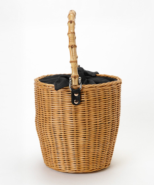 le.coeur blanc（ルクールブラン）の「【WEB限定PRICE】バンブーハンドルラタンバスケット（かごバッグ・レディース・ベージュ・FREE）」の10枚目の写真