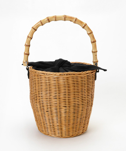 le.coeur blanc（ルクールブラン）の「【WEB限定PRICE】バンブーハンドルラタンバスケット（かごバッグ・レディース・ベージュ・FREE）」の11枚目の写真