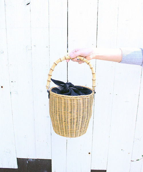 le.coeur blanc（ルクールブラン）の「【WEB限定PRICE】バンブーハンドルラタンバスケット（かごバッグ・レディース・ベージュ・FREE）」の8枚目の写真