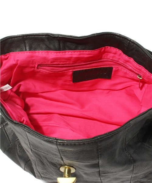 ROSE BUD（ローズバッド）の「R-1501 2WAY HANDLE SMALL HANDBAG（ハンドバッグ・レディース・ブラック/ベージュ/レッド・ONE SIZE）」の8枚目の写真