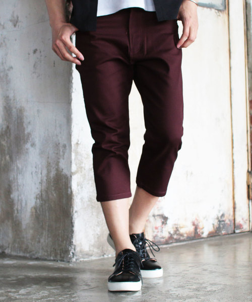 THE CASUAL(カジュアル)の「カツラギストレッチクロップドパンツ(その他パンツ・メンズ・オリーブ/ネイビー/ベージュ/ブラック/ライトグレー/チャコール/ワイン/ホワイト/サックスブルー/ブルーグラス/アイボリー・L/M/S/XL)」の11枚目の写真