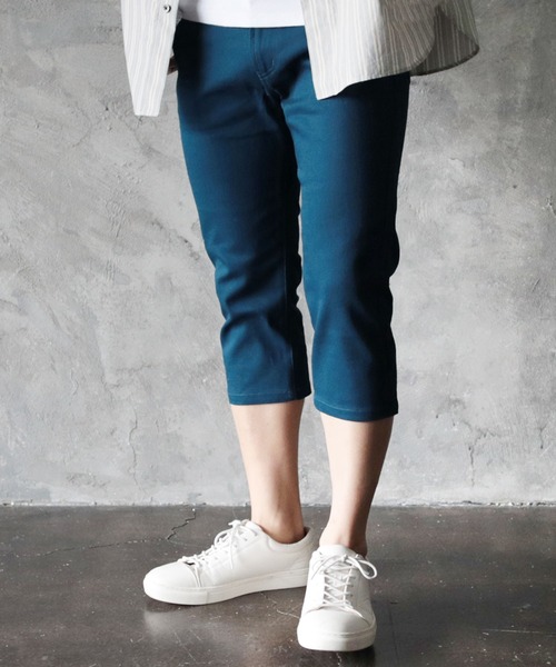 THE CASUAL(カジュアル)の「カツラギストレッチクロップドパンツ(その他パンツ・メンズ・オリーブ/ネイビー/ベージュ/ブラック/ライトグレー/チャコール/ワイン/ホワイト/サックスブルー/ブルーグラス/アイボリー・L/M/S/XL)」の10枚目の写真