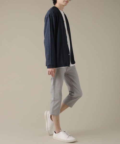 THE CASUAL(カジュアル)の「カツラギストレッチクロップドパンツ(その他パンツ・メンズ・オリーブ/ネイビー/ベージュ/ブラック/ライトグレー/チャコール/ワイン/ホワイト/サックスブルー/ブルーグラス/アイボリー・L/M/S/XL)」の13枚目の写真