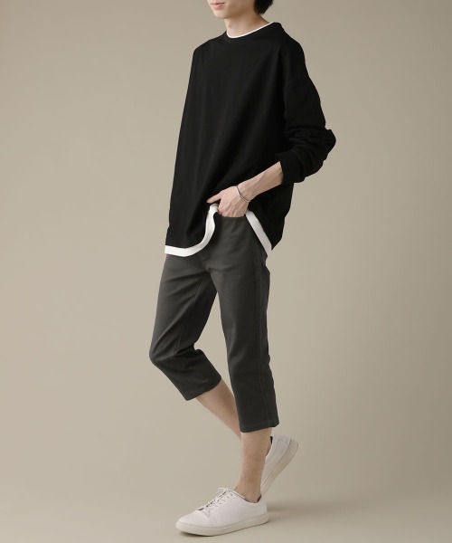 THE CASUAL(カジュアル)の「カツラギストレッチクロップドパンツ(その他パンツ・メンズ・オリーブ/ネイビー/ベージュ/ブラック/ライトグレー/チャコール/ワイン/ホワイト/サックスブルー/ブルーグラス/アイボリー・L/M/S/XL)」の14枚目の写真