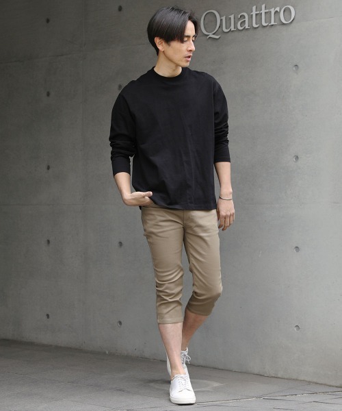 THE CASUAL(カジュアル)の「カツラギストレッチクロップドパンツ(その他パンツ・メンズ・オリーブ/ネイビー/ベージュ/ブラック/ライトグレー/チャコール/ワイン/ホワイト/サックスブルー/ブルーグラス/アイボリー・L/M/S/XL)」の16枚目の写真