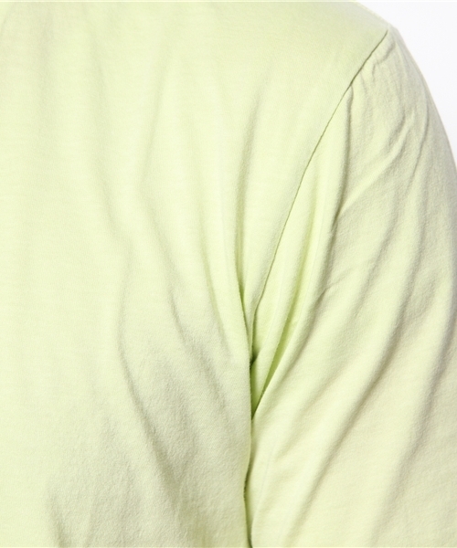 MEN'S BIGI(メンズビギ)の「【ゲイナー4月号】P.112掲載商品 シルケット天竺/Vネック半袖カラーTシャツ(Tシャツ/カットソー・メンズ・ホワイト/ライトグリーン/ネイビー/ライトピンク/レッド・SMALL/MEDIUM/LARGE/LL)」の11枚目の写真