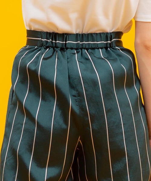 UNITED TOKYO（ユナイテッドトウキョウ）の「アセビスストライプパンツ（その他パンツ・レディース・レッド/グリーン・1）」の21枚目の写真