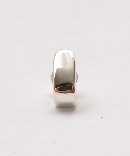 VIVIFY（ビビファイ）の「ピアス/エンフォルド/シンプル/K18ゴールドポスト（ピアス（片耳用）・メンズ・シルバー×ゴールド・FREE）」の5枚目の写真