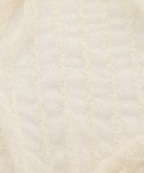 laboratory work(ラボラトリーワーク)の「2WAYレースプルオーバー(Tシャツ/カットソー・レディース・ホワイト/ブラック・MEDIUM)」の18枚目の写真