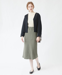 バックフリルジャケット/ブラウス