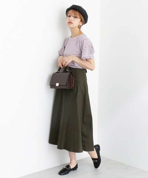 N.（N. Natural Beauty Basic）（エヌエヌナチュラルビューティーベーシック）の「デザインスリーブＴシャツ（Tシャツ/カットソー・レディース・ブラック/ブルー/ブラック系その他/パープル系その他・MEDIUM）」の15枚目の写真