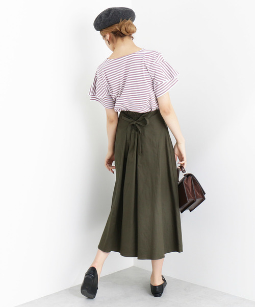 N.（N. Natural Beauty Basic）（エヌエヌナチュラルビューティーベーシック）の「デザインスリーブＴシャツ（Tシャツ/カットソー・レディース・ブラック/ブルー/ブラック系その他/パープル系その他・MEDIUM）」の17枚目の写真