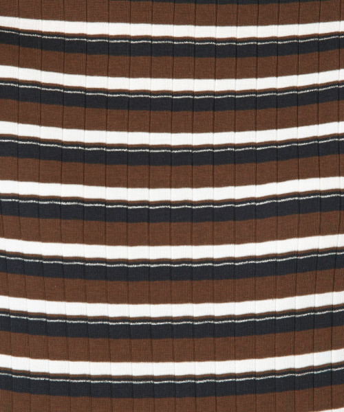 LOWRYS FARM(ローリーズファーム)の「マルチボーダーメローT 806394(Tシャツ/カットソー・レディース・ブラック/アイボリー/バーガンディー/ブラウン・MEDIUM/LARGE)」の19枚目の写真