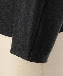 Drawer（ドゥロワー）の「Drawer ウールギャザーブラウス（Tシャツ