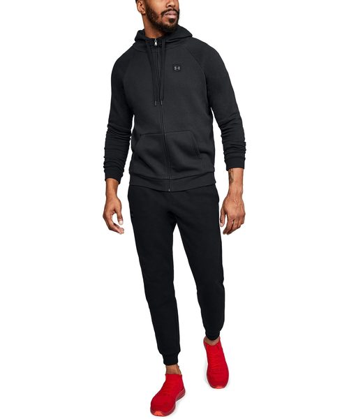 UNDER ARMOUR（アンダーアーマー）の「UAライバルフリースフルジップフーディー(ライフスタイル/パーカー/MEN)[1320737]【セットアップ対応商品】（パーカー・メンズ・ライトグレー/ブラック/ダークインディゴブルー/カーキ/ヘザーグレー/チャコールグレー/コバルトブルー・XXL/MD/SM/LG/XL）」の9枚目の写真