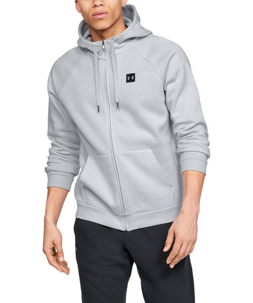 UNDER ARMOUR（アンダーアーマー）の「UAライバルフリースフルジップフーディー(ライフスタイル/パーカー/MEN)[1320737]【セットアップ対応商品】（パーカー・メンズ・ライトグレー/ブラック/ダークインディゴブルー/カーキ/ヘザーグレー/チャコールグレー/コバルトブルー・XXL/MD/SM/LG/XL）」の5枚目の写真