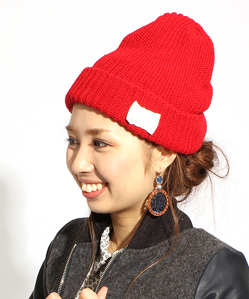 Ray BEAMS（レイビームス）の「□RACAL / アクリル ニットキャップ（ニットキャップ/ビーニー・レディース・レッド/オリーブ/ネイビー/その他1・ONE SIZE）」の3枚目の写真