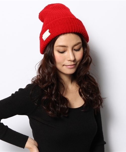 Ray BEAMS（レイビームス）の「□RACAL / アクリル ニットキャップ（ニットキャップ/ビーニー・レディース・レッド/オリーブ/ネイビー/その他1・ONE SIZE）」の5枚目の写真