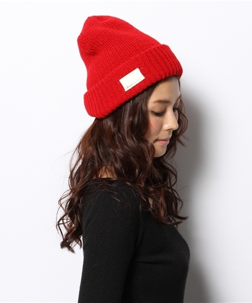 Ray BEAMS（レイビームス）の「□RACAL / アクリル ニットキャップ（ニットキャップ/ビーニー・レディース・レッド/オリーブ/ネイビー/その他1・ONE SIZE）」の6枚目の写真