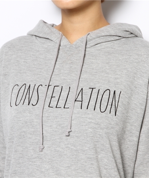 one after another NICE CLAUP(ワンアフターアナザーナイスクラップ)の「【ナイスクラップ】裏毛パーカー(Tシャツ/カットソー・レディース・ブルー/ブラック/グレー/ボルドー・FREE)」の6枚目の写真