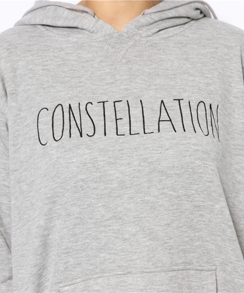 one after another NICE CLAUP(ワンアフターアナザーナイスクラップ)の「【ナイスクラップ】裏毛パーカー(Tシャツ/カットソー・レディース・ブルー/ブラック/グレー/ボルドー・FREE)」の7枚目の写真