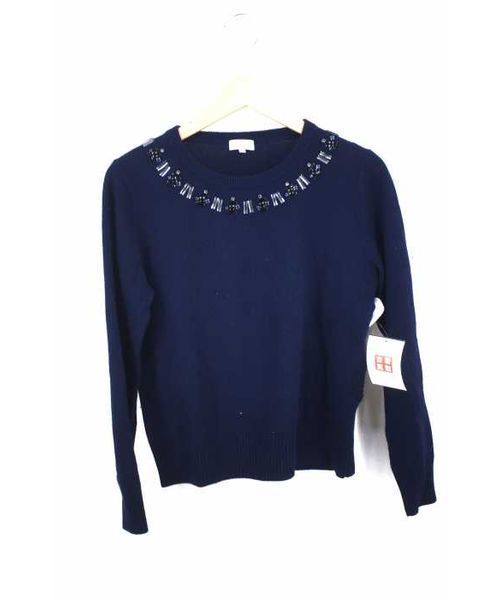 ブランド古着 カシミヤアンゴラ混ビジューデザインニット ニット セーター Mackintosh Philosophy マッキントッシュ フィロソフィー のファッション通販 Zozoused