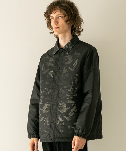 White Mountaineering】メッシュカモデザインコーチジャケット