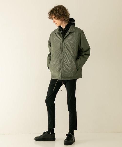 WHITE MOUNTAINEERING（ホワイトマウンテニアリング）の「【WHITE MOUNTAINEERING】メッシュカモデザインコーチジャケット（ナイロンジャケット・メンズ・カーキ/ブラック・1/2/3）」の14枚目の写真