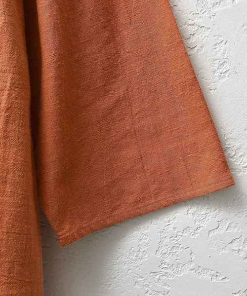 MinoriTY（マイノリティ）の「バンドカラーロングシャツ/長袖（シャツ/ブラウス・メンズ・カーキ/ブラック/キナリ/テラコッタ・M/L）」の12枚目の写真