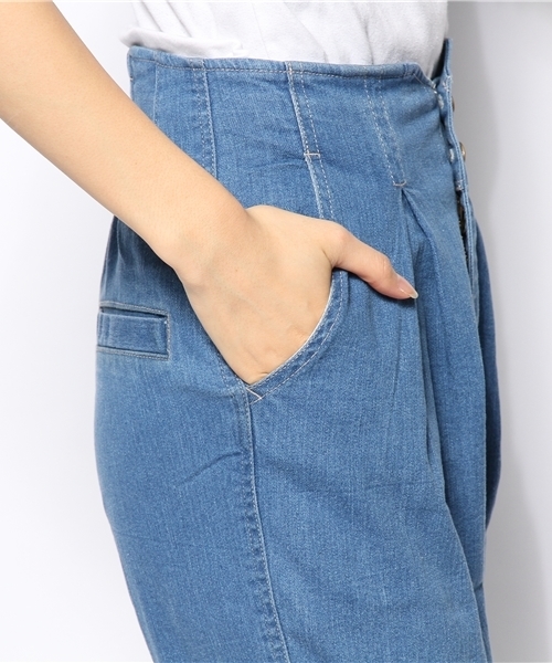 Chico（チコ）の「デニムハイウエストロングPT（その他パンツ・レディース・ネイビー/ブルー・FREE）」の11枚目の写真