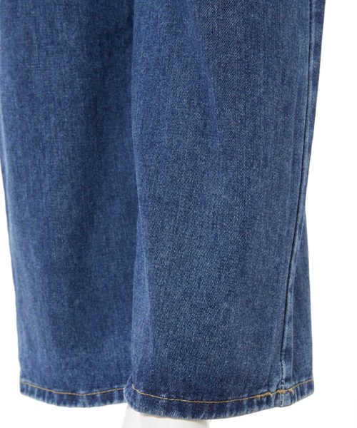 fifth（フィフス）の「ハイウエストリボンデニムワイドパンツ（デニムパンツ・レディース・ブルー/サックスブルー・SMALL/MEDIUM）」の4枚目の写真