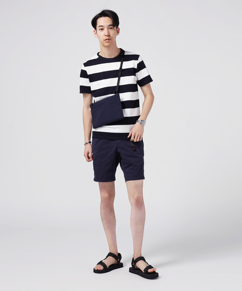 ZOZO（ゾゾ）の「太ボーダーTシャツ[MEN]（Tシャツ/カットソー・メンズ・ホワイト×ネイビー/ホワイト×ブラック・マルチサイズ）」の6枚目の写真