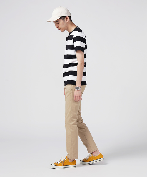 ZOZO（ゾゾ）の「太ボーダーTシャツ[MEN]（Tシャツ/カットソー・メンズ・ホワイト×ネイビー/ホワイト×ブラック・マルチサイズ）」の12枚目の写真