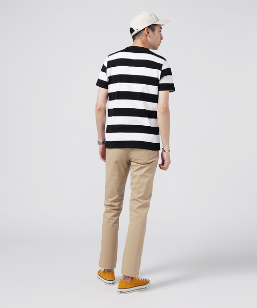 ZOZO（ゾゾ）の「太ボーダーTシャツ[MEN]（Tシャツ/カットソー・メンズ・ホワイト×ネイビー/ホワイト×ブラック・マルチサイズ）」の10枚目の写真