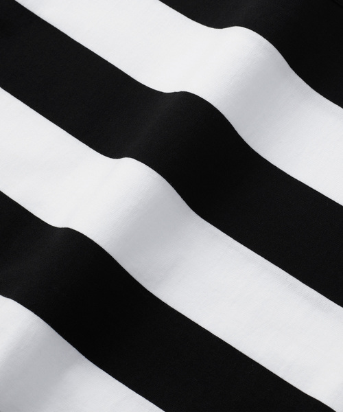 ZOZO（ゾゾ）の「太ボーダーTシャツ[MEN]（Tシャツ/カットソー・メンズ・ホワイト×ネイビー/ホワイト×ブラック・マルチサイズ）」の4枚目の写真