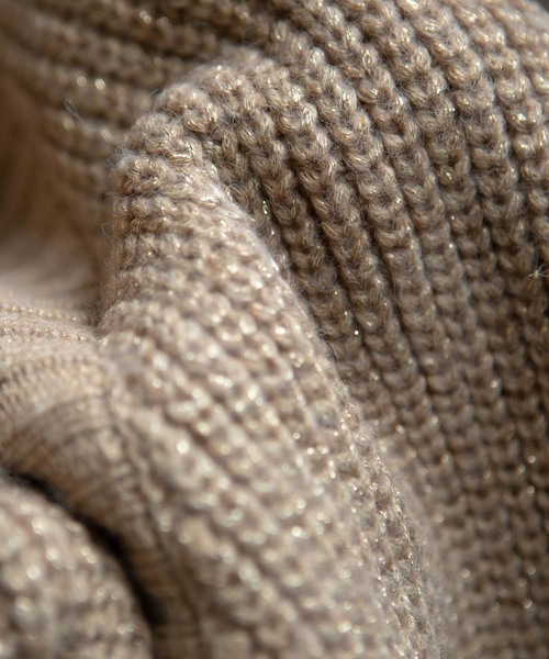 flower（フラワー）の「トゥインクルニットカーディガン（カーディガン/ボレロ・レディース・ベージュ/ブルー・FREE）」の6枚目の写真