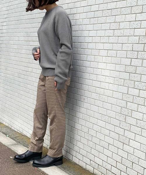 Munich(ミューニック)の「アームウォーマープルオーバーニット(ニット/セーター・レディース・ネイビー/グレー/レッド/アイボリー・FREE)」の14枚目の写真