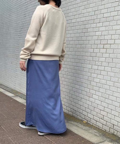 Munich(ミューニック)の「アームウォーマープルオーバーニット(ニット/セーター・レディース・ネイビー/グレー/レッド/アイボリー・FREE)」の21枚目の写真